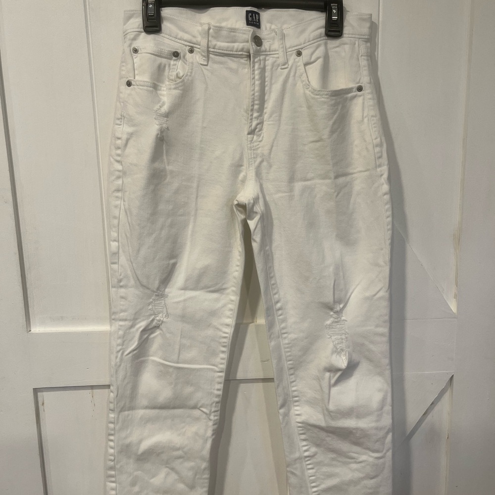 GAP Crisp White Denim Pants